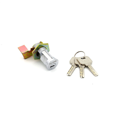 Double Key Fire Box Lock , Disc Tubular Cylinder Lock 55 Millimeter