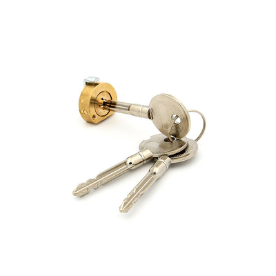 3M Brass Cross Key Lock , Oval Cylinde Key Security Lock Iron Keys
