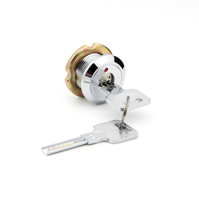 Silver Pin Tumbler Cam Lock , Cylinder Pin Tumbler Lock Two Side Open