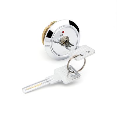 Semicircular Pin Tumbler Drawer Lock 48mm Head Diameter For Steel Furniture