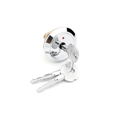 Pin Tumbler Cross Key Lock 48mm  Anti Theft A3 Iron Housing  CW 90 Degree