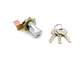 Brass Key Fire Box Lock 55mm Length For  Fire Resistant Facilities