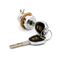 Brass Key Safe Cam Lock Customized Sticker Logo CW 90 Degree Black Color