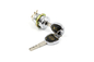 Brass Key Safe Cam Lock Customized Sticker Logo CW 90 Degree Black Color
