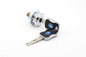 Chrome Finish High Security Cam Lock , Desk Drawer Locks D36mm * L25.5mm