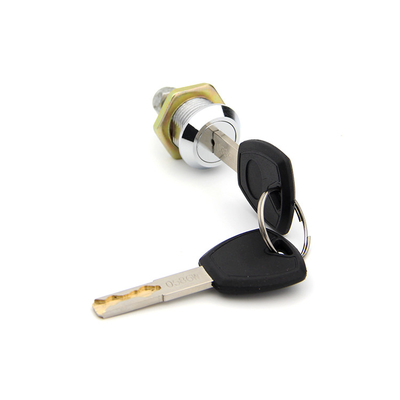 Zinc Alloy Housing Office Cabinet Locks Plastic Key Handle With 2 Brass Keys